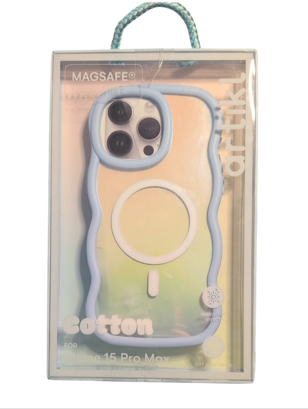 Artikl Blue/Clear iPhone 15 Pro Max Phone Case
